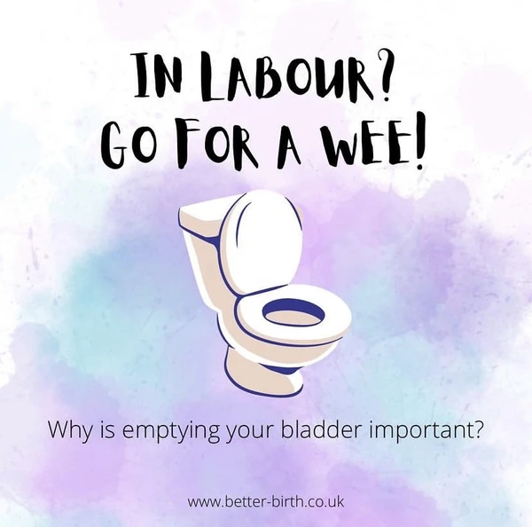 In labour? GO FOR A WEE!