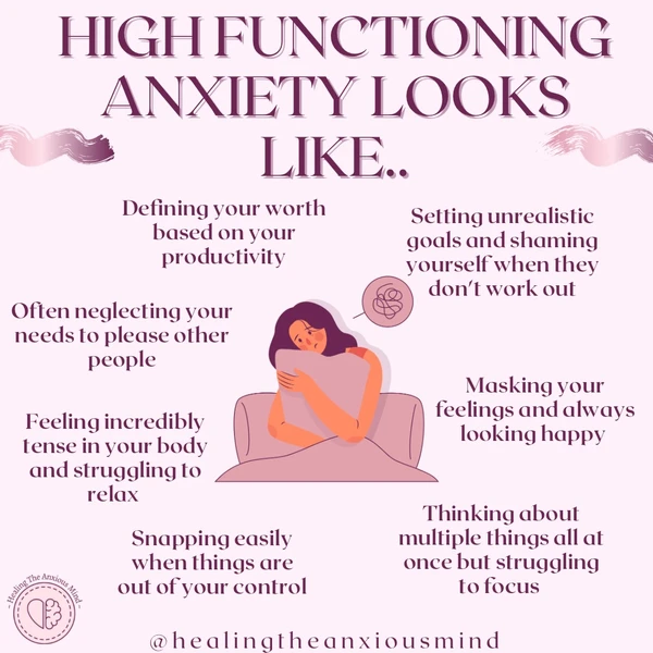 High functioning anxiety looks like💕