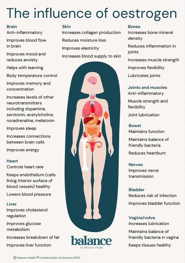 Oestrogen and progesterone 🩷