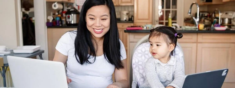 El trabajo desde casa con bebés: 7 consejos